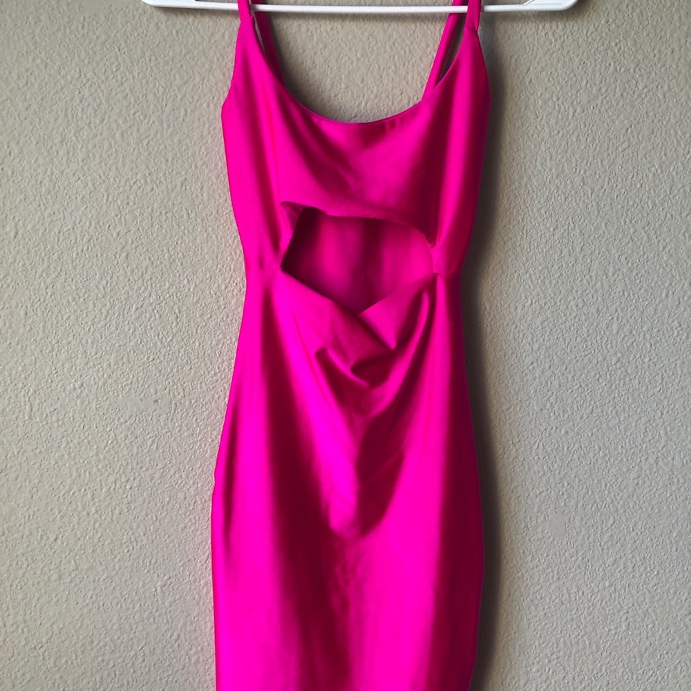 Hot Pink Fashion Nova Dress